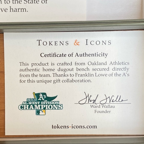 Tokens & Icons Oakland A’s Dugout Bench Color Pen - Picture 7 of 13